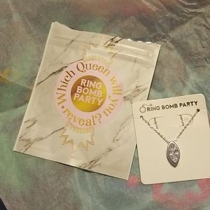 .925 sterling silver good queen necklace